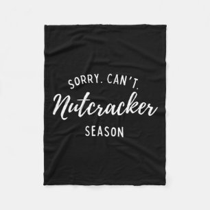 Cobertor De Velo Desculpe, não é possível o Nutcracker Season Natal