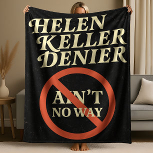 Cobertor De Velo Desdenhador da Helen Keller Não Tem Maneira Meme V