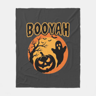 Cobertor De Velo Desenho de Abóbora Fantasma Booyah Halloween