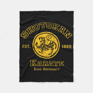 Cobertor De Velo Desenho de Artes Marciais da Universidade Shotokan