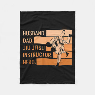 Cobertor De Velo Desenho de Jiu Jitsu Masculino para Instrutor de J
