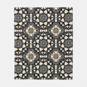 Cobertor De Velo Desenho de Mandala Floral Ornamentado