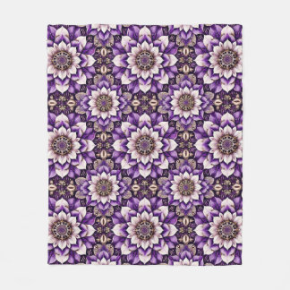 Cobertor De Velo Desenho de Mandala Floral Ornamentado