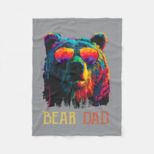 Cobertor De Velo Desenho de Urso Engraçado para Homens Mulheres Ama