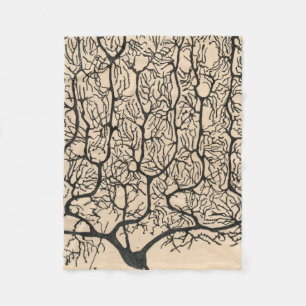 Cobertor De Velo Desenho Do Neurônio Por Santiago Ramón Y Cajal