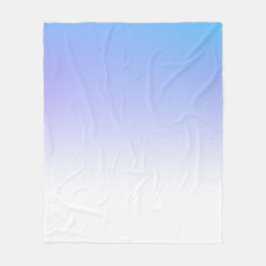 Cobertor De Velo Desenho ombre violeta e azul