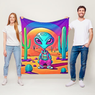 Cobertor De Velo Desert Chillin - Arte Alienígena