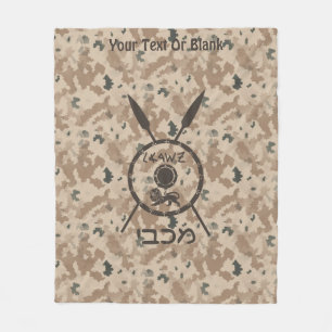 Cobertor De Velo Desert Maccabee Shield E Spears