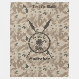 Cobertor De Velo Desert Maccabee Shield E Spears