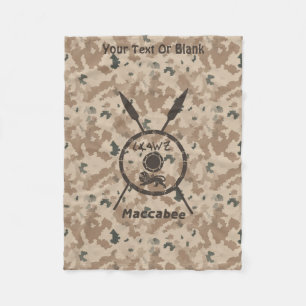 Cobertor De Velo Desert Maccabee Shield E Spears