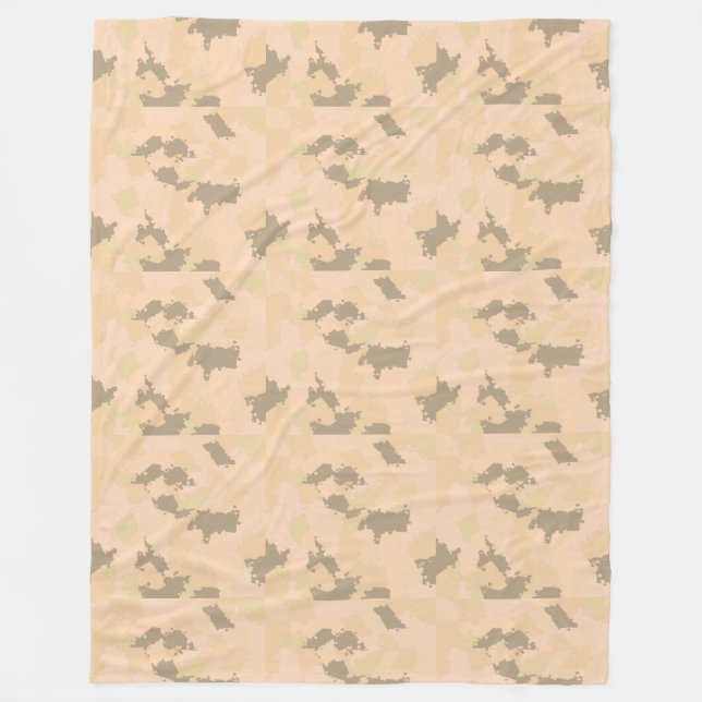Cobertor De Velo Desert Sand Camo (Frente)