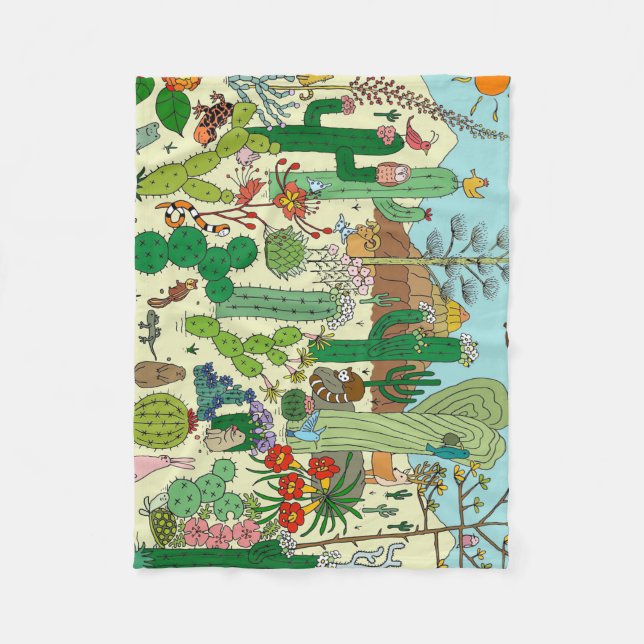 Cobertor De Velo Deserto de arizona (Frente)