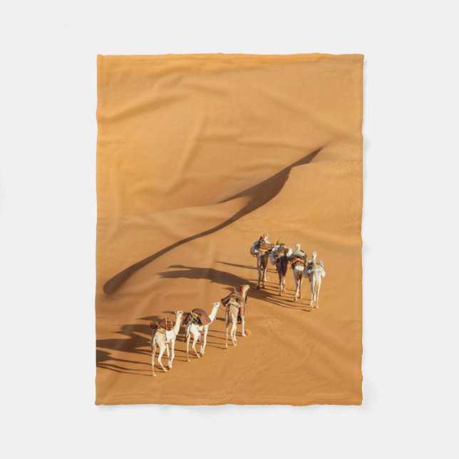 Cobertor De Velo Desertos | Tuareg Walk com Camels (Frente)