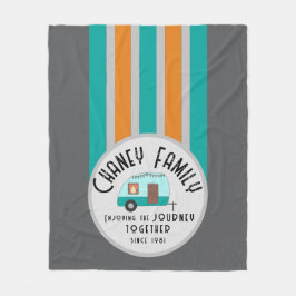 Cobertor De Velo Desfrutando da vida juntos, Retro Camper