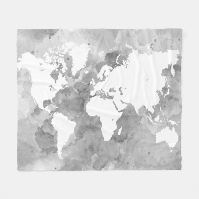 Cobertor De Velo Design 49 mapa mundial (Frente (Horizontal))