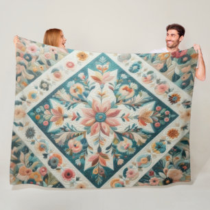 Cobertor De Velo Design abstrato enfileirado