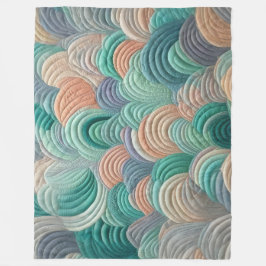 Cobertor De Velo Design abstrato enfileirado