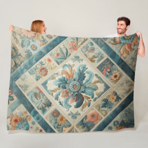 Cobertor De Velo Design abstrato enfileirado