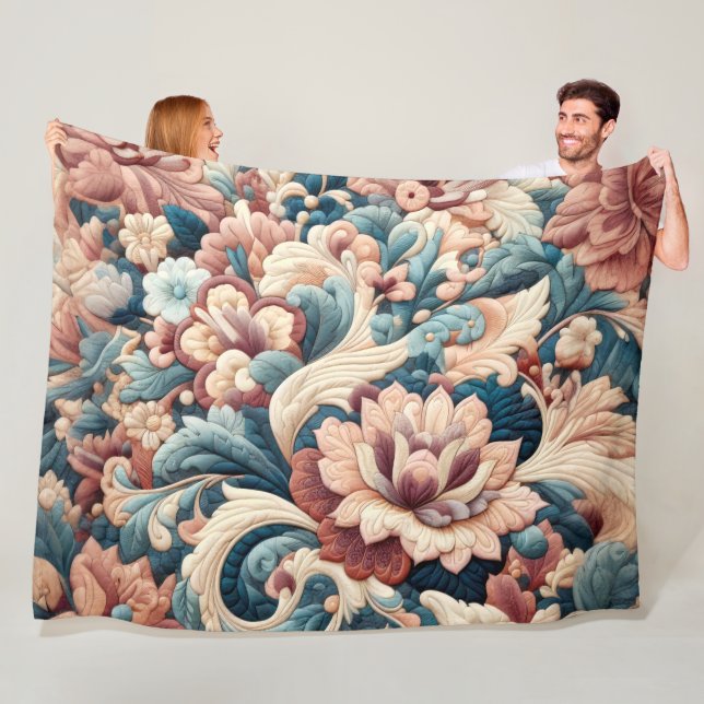 Cobertor De Velo Design abstrato enfileirado (In Situ)