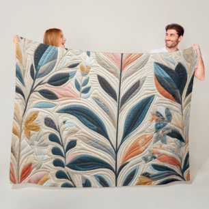 Cobertor De Velo Design abstrato enfileirado