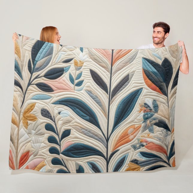 Cobertor De Velo Design abstrato enfileirado (In Situ)