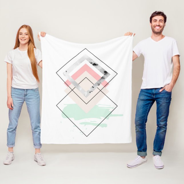 Cobertor De Velo Design abstrato geométrico (In Situ)