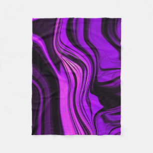 Cobertor De Velo Design Abstrato Roxo