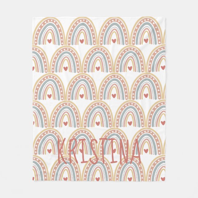 Cobertor De Velo Design arco-íris (Frente)