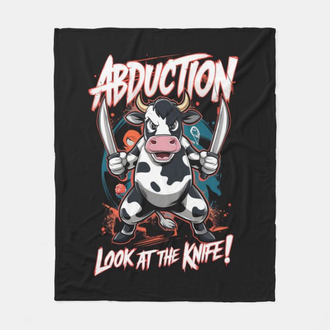 Cobertor De Velo Design com um caractere de Vaca (Frente)