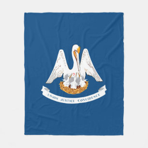 Cobertor De Velo Design da bandeira do estado de Louisiana