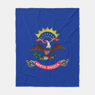 Cobertor De Velo Design da bandeira do estado de North Dakota