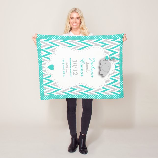 Cobertor De Velo Design da lembrança do nascimento do elefante do (In Situ)