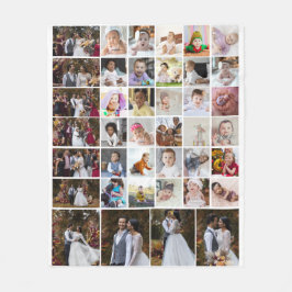 Cobertor De Velo Design da Sua Própria Colagem de Fotos 40