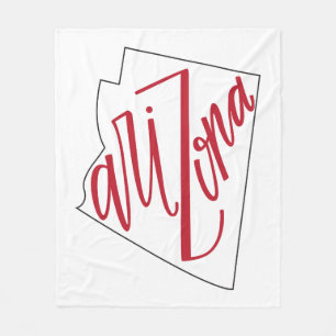Cobertor De Velo Design da tipografia do estado da arizona