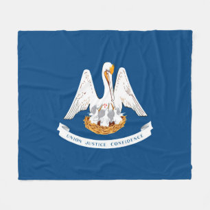 Cobertor De Velo Design de Bandeira do Estado de Louisiana