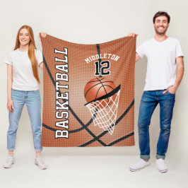 Cobertor De Velo Design de basquetebol 🏀 Esporte