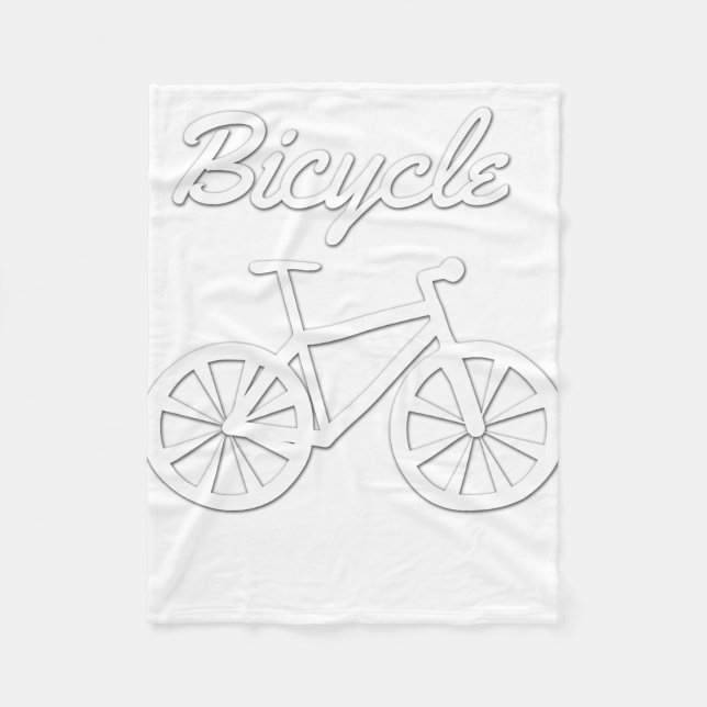 Cobertor De Velo Design de Bicicleta Simples (Frente)