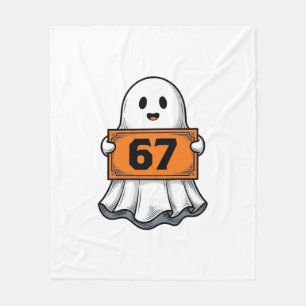 Cobertor De Velo Design de Camisa de Halloween Vintage Ghost Número