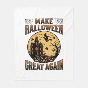 Cobertor De Velo Design de Casa Assombrada Vintage Halloween Great