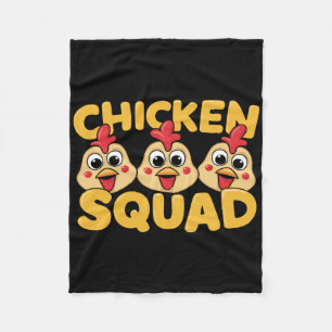 Cobertor De Velo Design de Chicken Squad Para Coisas de Amante de F