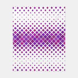 Cobertor De Velo Design de diamantes magenta púrpura