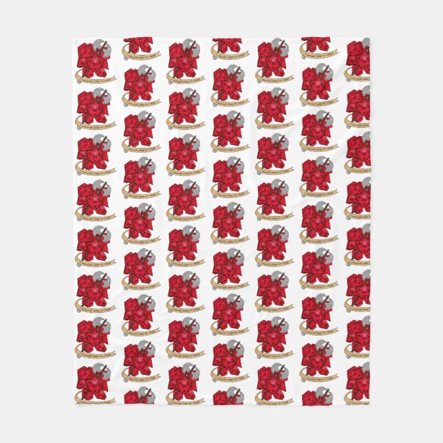 Cobertor De Velo Design de Dice Barbary (Frente)