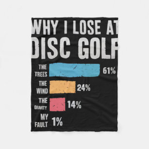 Cobertor De Velo Design de Disco de Golfe Divertido para Homens e M