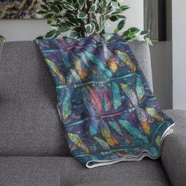 Cobertor De Velo Design de Dragonfly de vidro