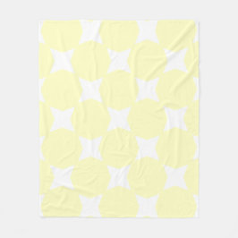Cobertor De Velo Design de Estrela com Amarelo Pastel Suave e Branc