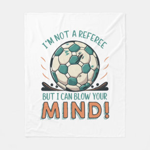 Cobertor De Velo Design de futebol engraçado