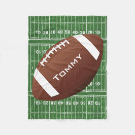 Cobertor De Velo Design de futebol Fleece Blanket
