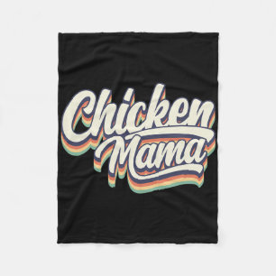 Cobertor De Velo Design de Galinha Mama em Estilo Retrô Vintage - M