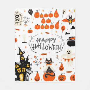 Cobertor De Velo Design de Halloween. Clipes de Halloween com