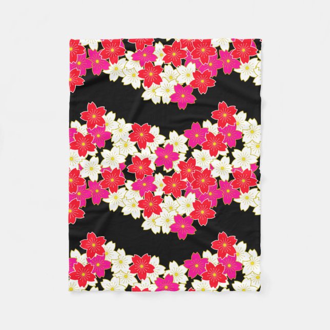 Cobertor De Velo Design de impressão japonês - padrão kimono (Frente)